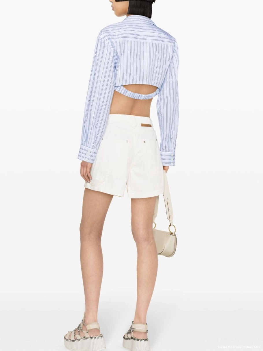 Affordable Stella McCartney two-tone shorts denim Women 0702